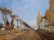 Alfred Sisley The lane of the Machine by Alfred Sisley in 1873 Spain oil painting artist